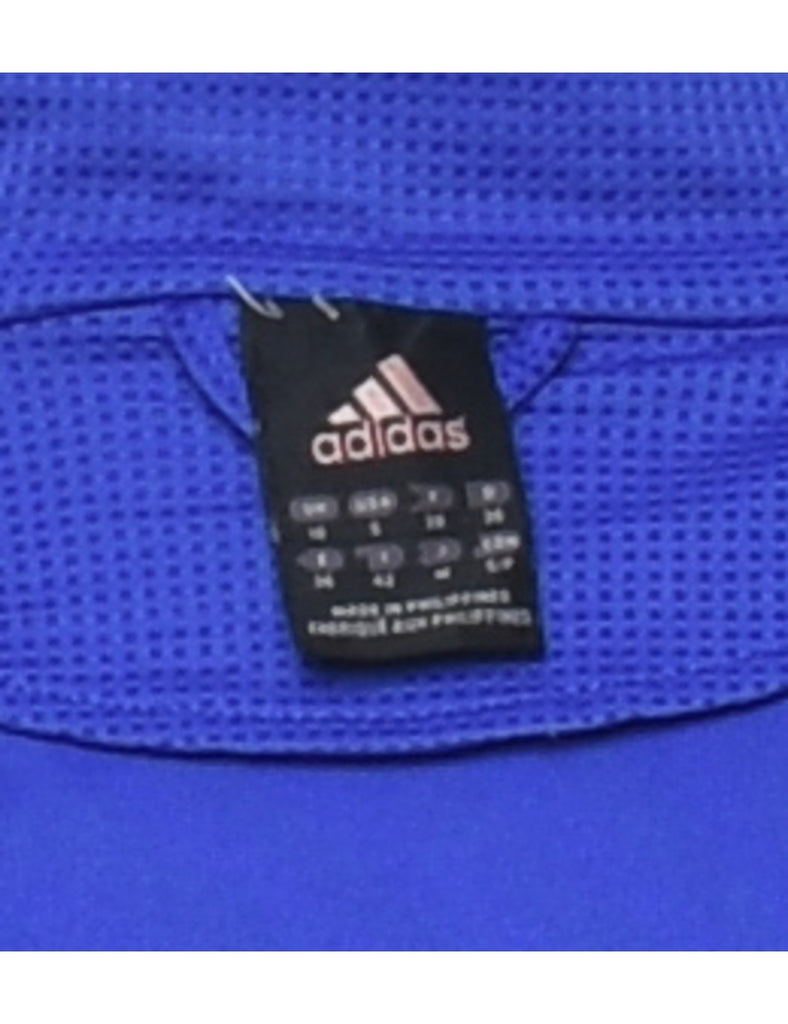 Blue Adidas Virginia Youth Soccer Track Top - M