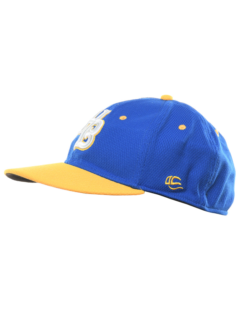 Blue Embroided Cap - XS