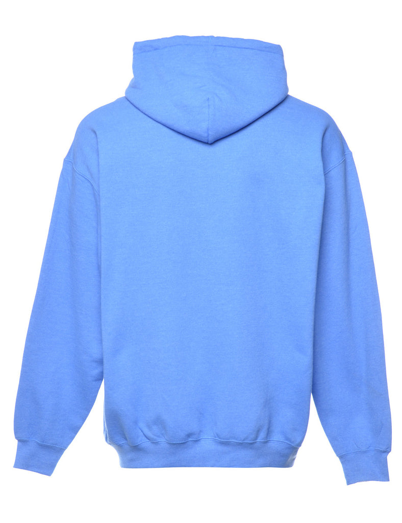 Blue Gypsum Colorado Printed Hoodie - XL