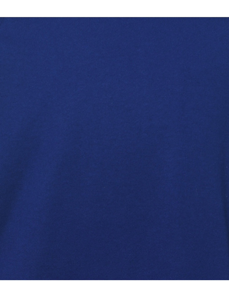 Blue Plain Sweatshirt - XL