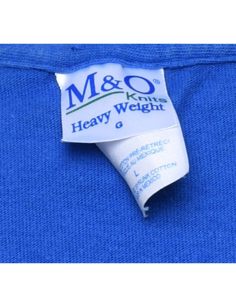 Blue Printed T-shirt - L