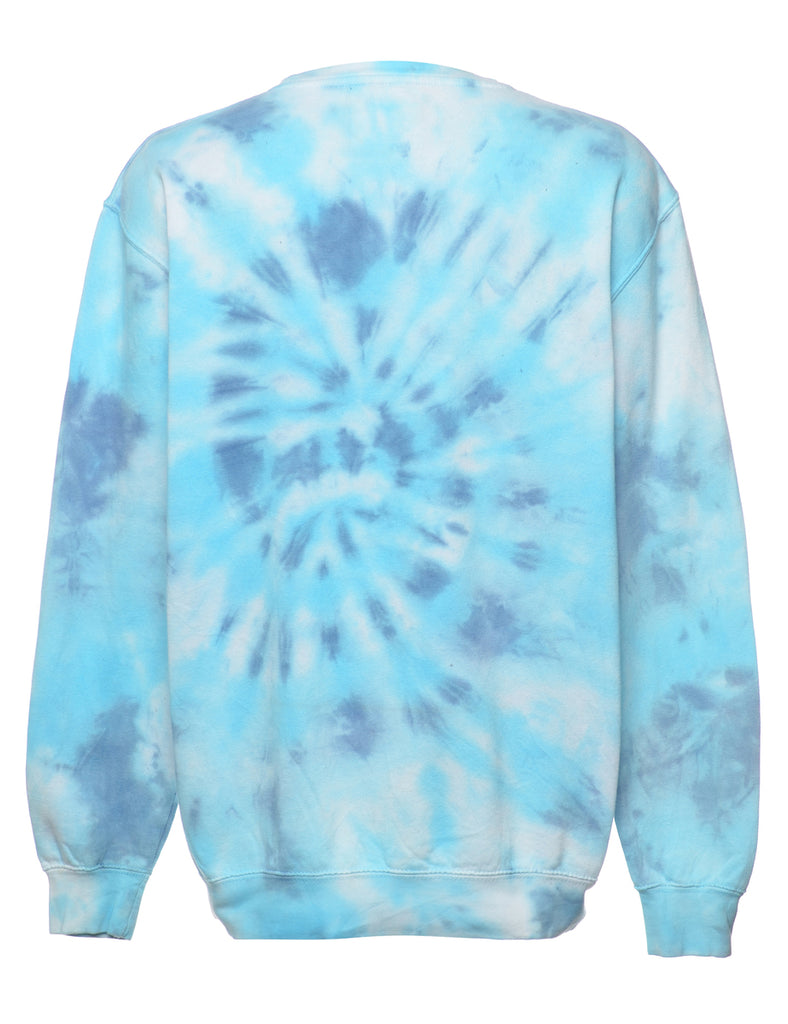 Blue Tie-dye Sweatshirt - L