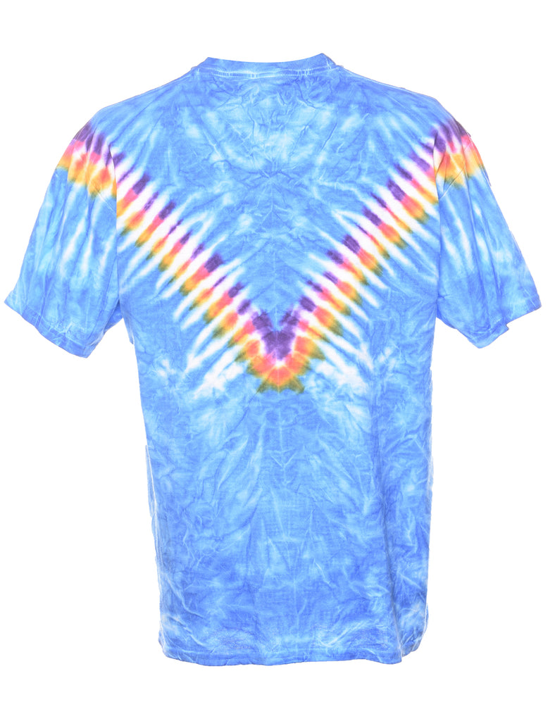 Blue Tie Dye T-shirt - L