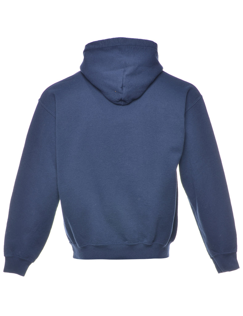 Blue Ucyc Printed Hoodie - M