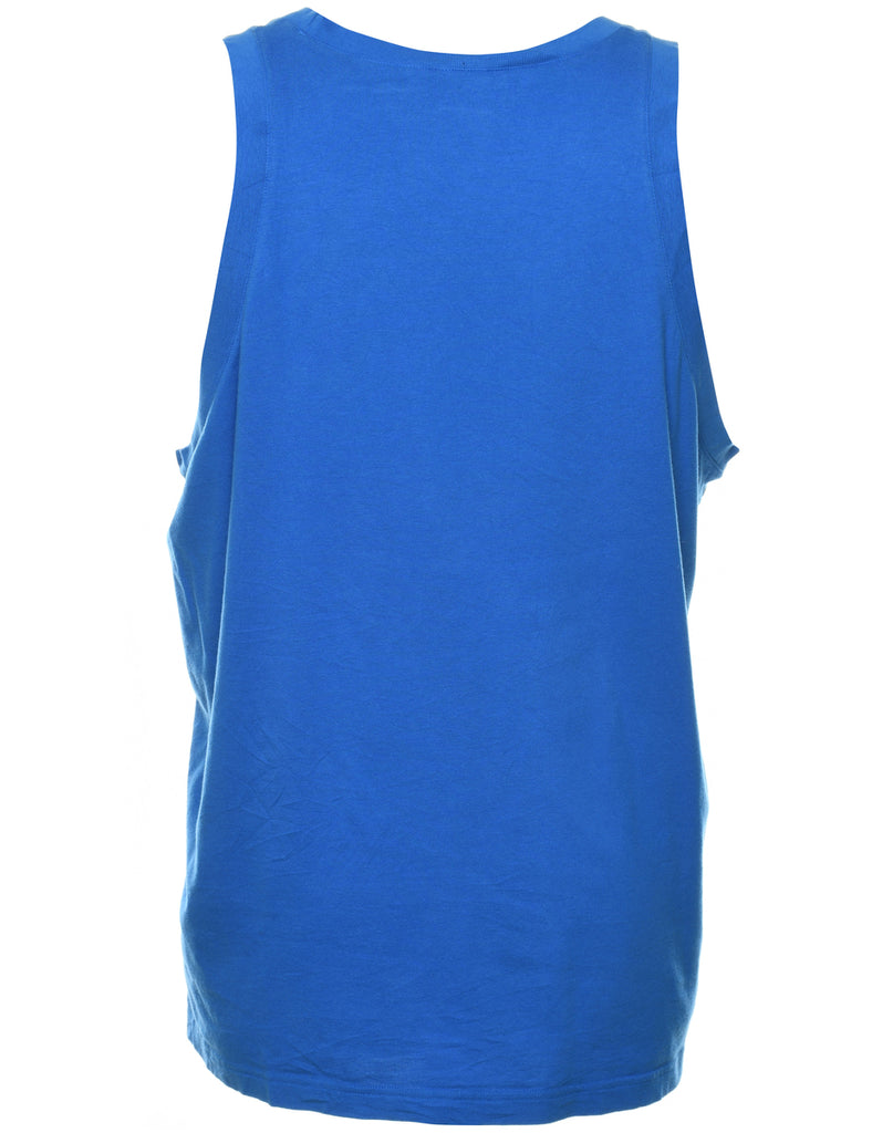 Blue & White Contrast Adidas Vest - XL