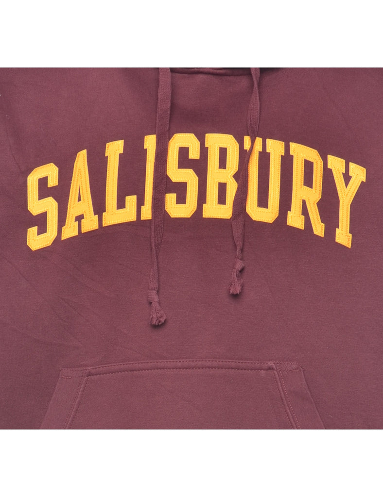 Brown Salisbury Printed Hoodie - M