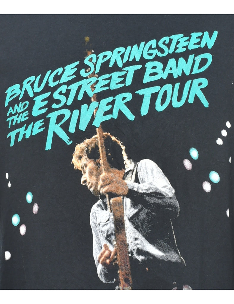 Bruce Springsteen 'The River Tour'  Printed T-shirt - XL
