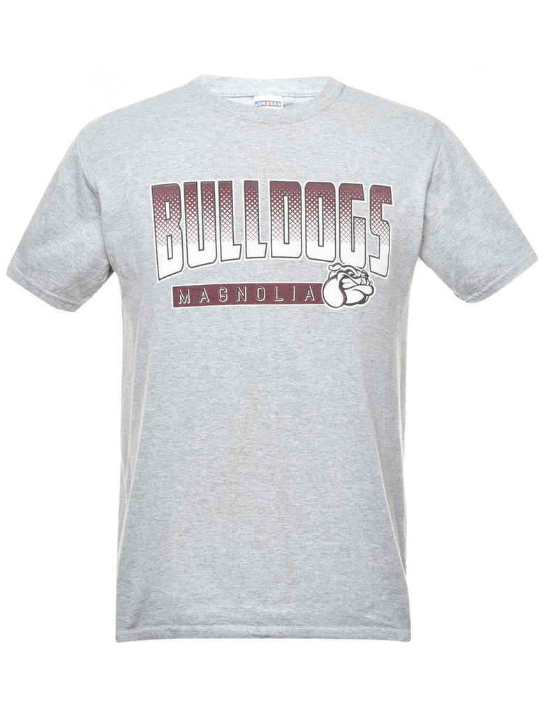 Bulldogs Magnolia Printed T-shirt - M