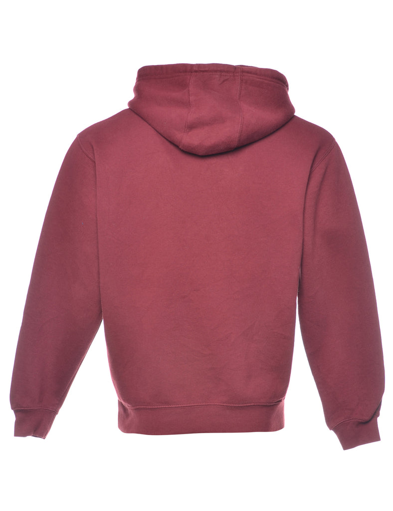 Burgundy Animal Hoodie - XS