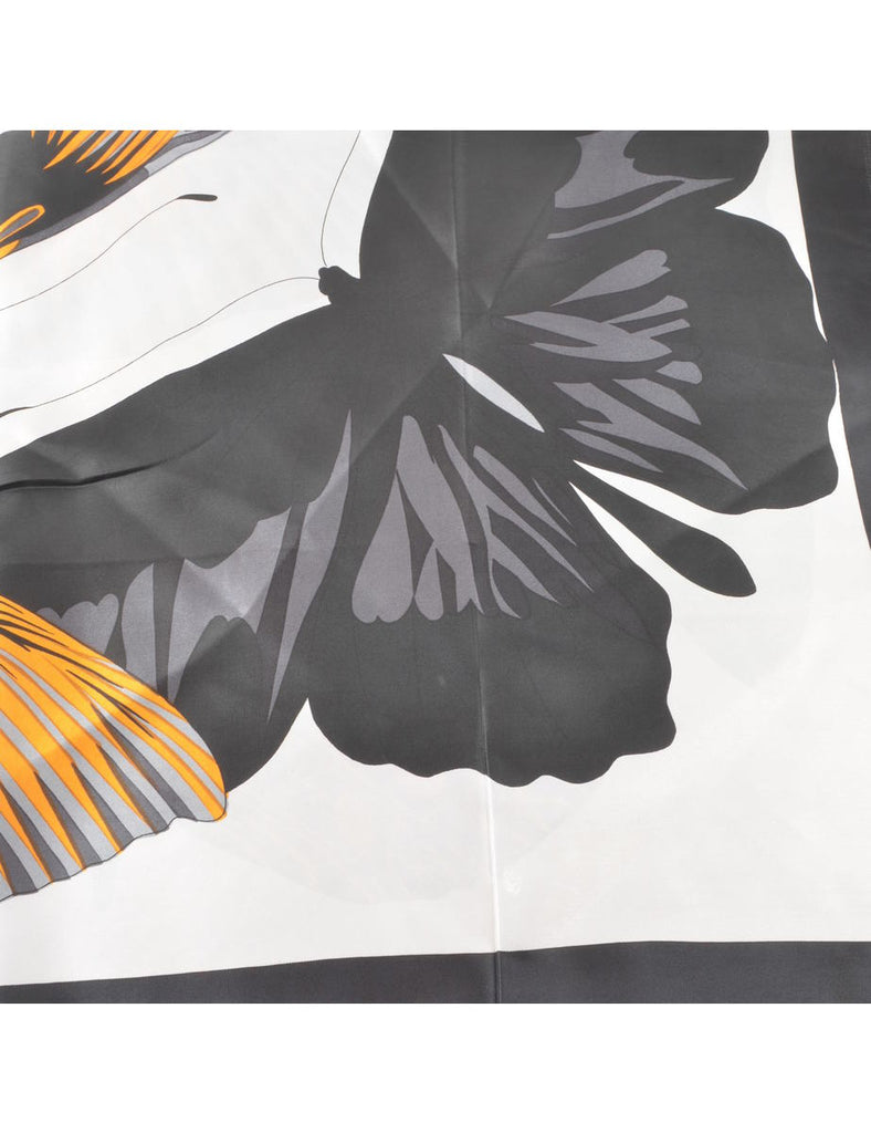 Butterfly Print Scarf - L