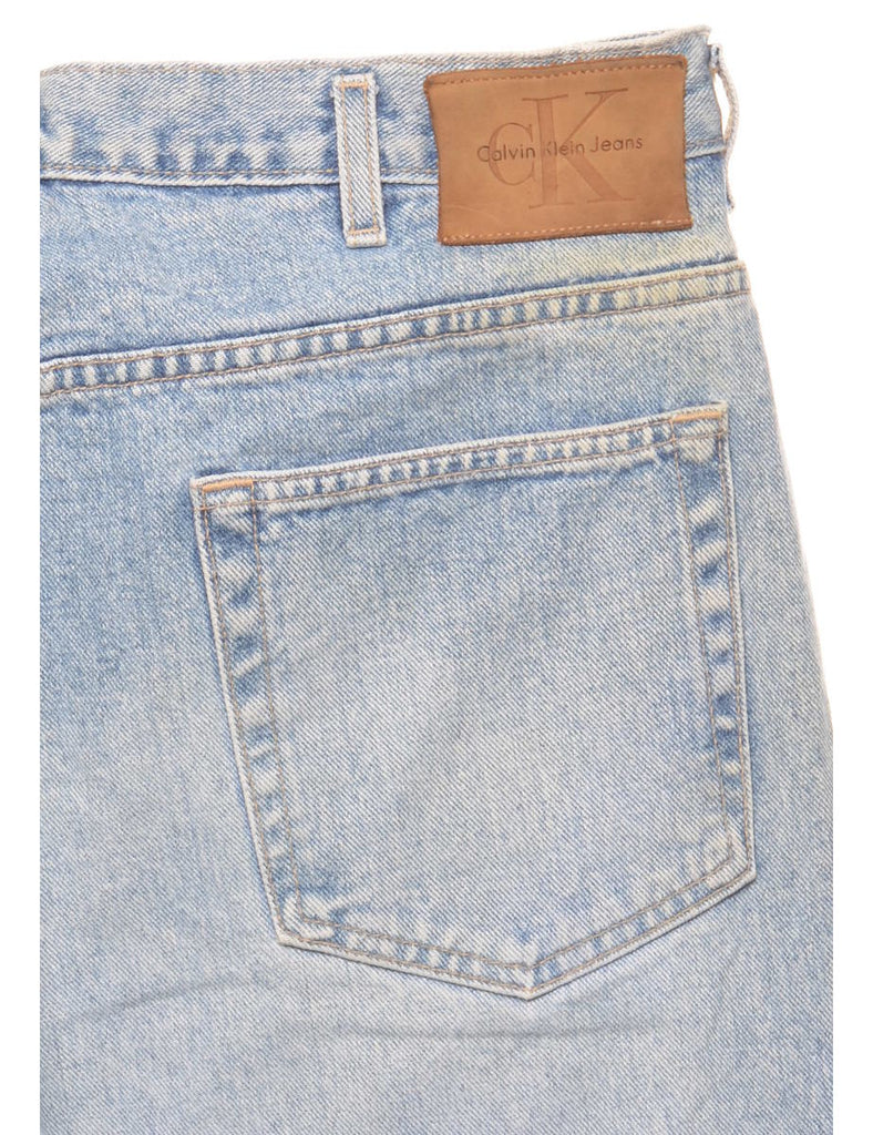 Calvin Klein Light Wash Tapered Jeans - W35 L34