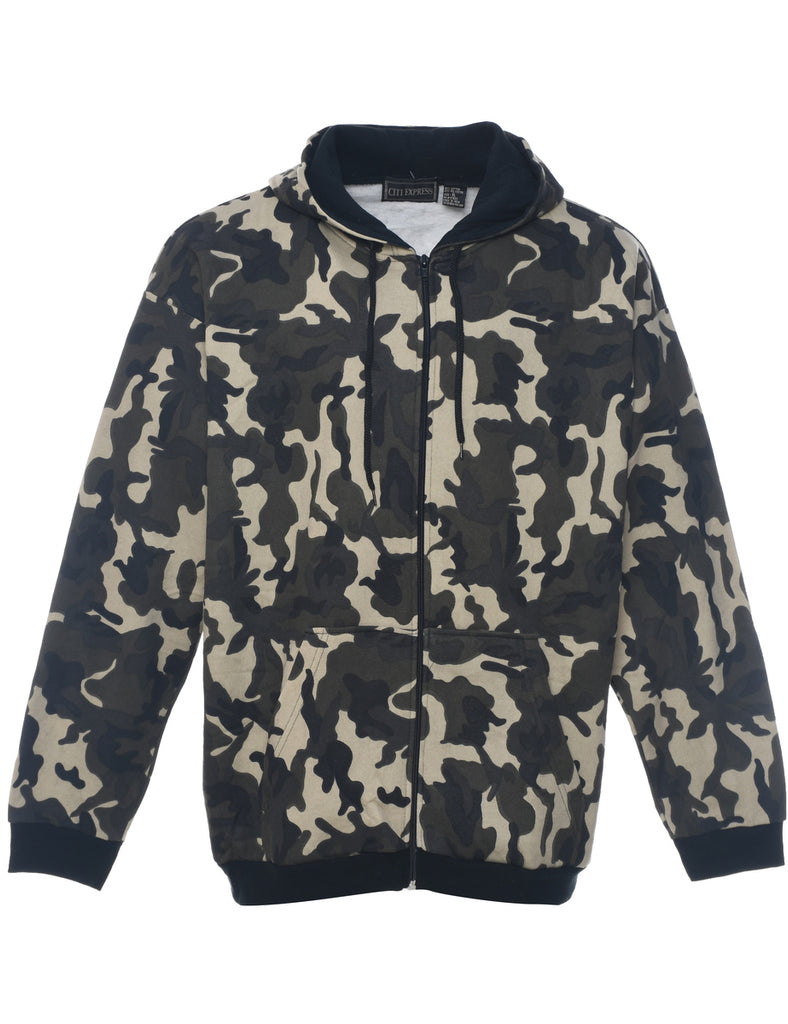 Camouflage Design Hoodie - XL