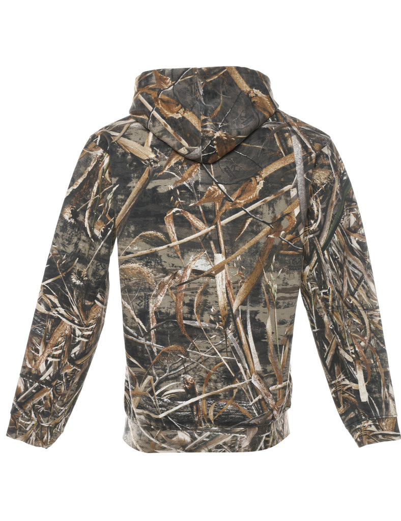 Camouflage Drake Waterfowl Hooded Sports Sweatshirt - M