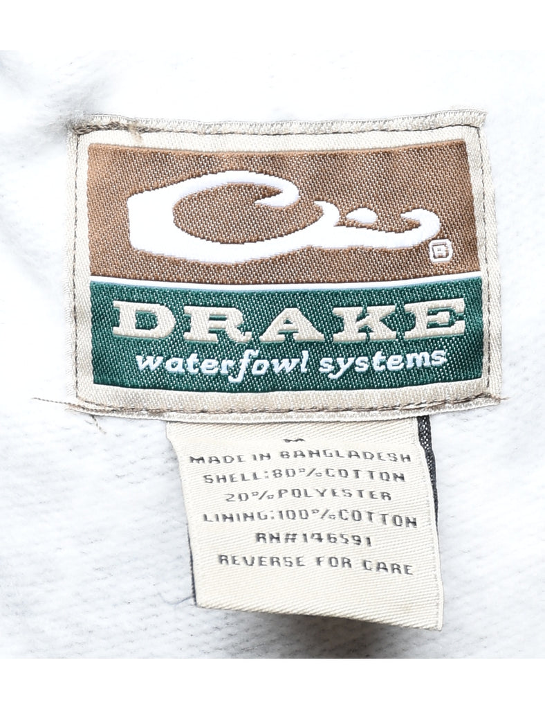 Camouflage Drake Waterfowl Hooded Sports Sweatshirt - M