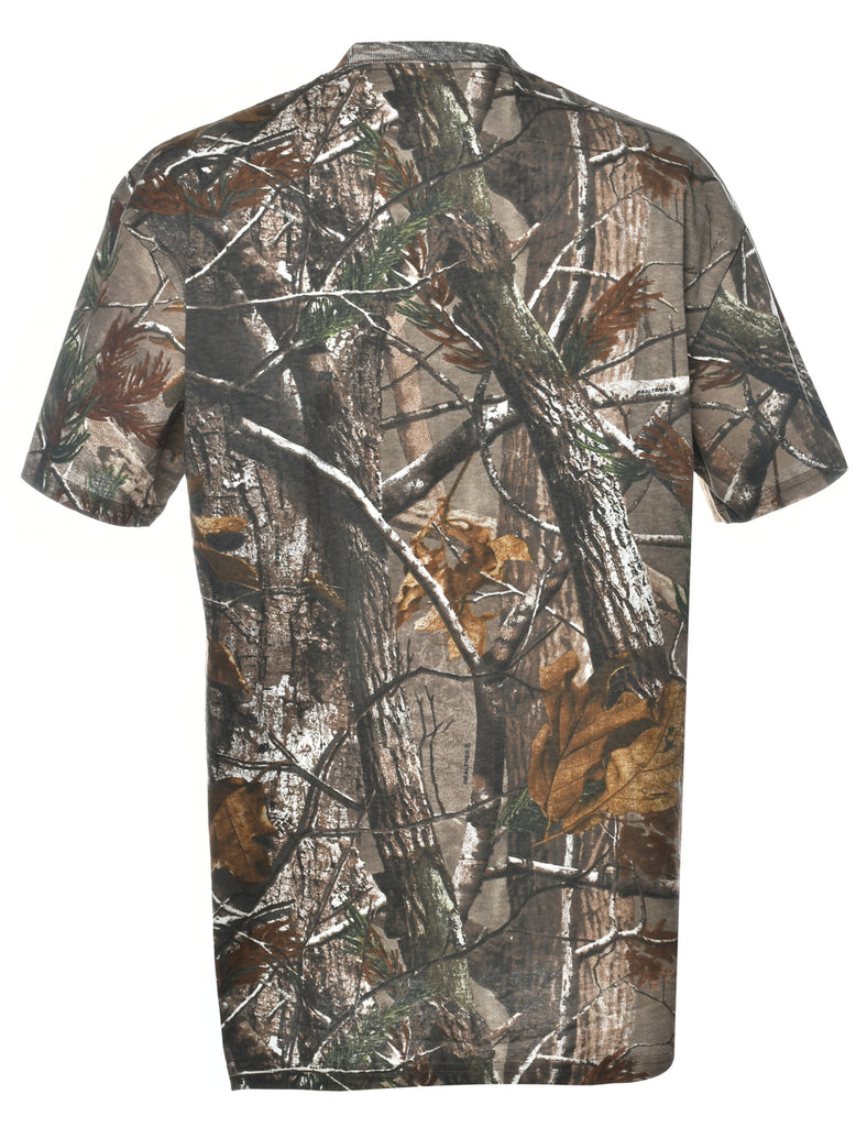 Camouflage Printed T-shirt - XL