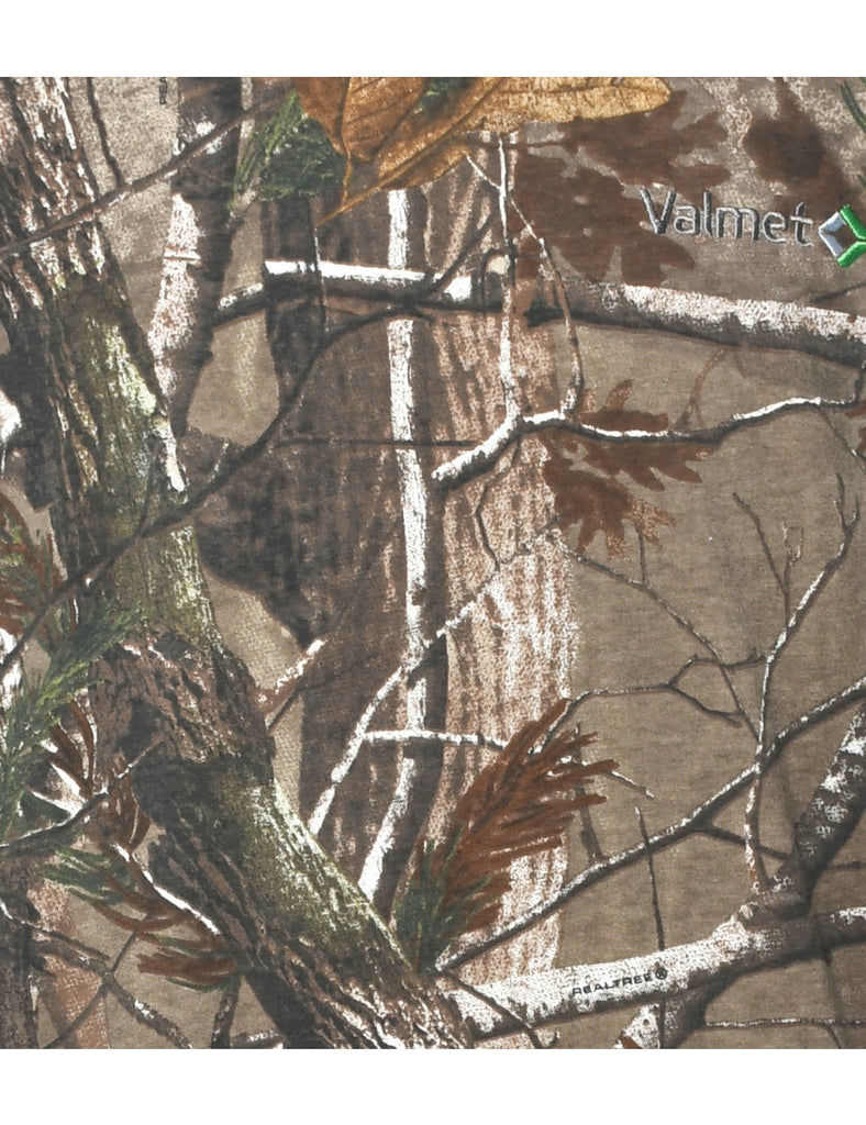 Camouflage Printed T-shirt - XL