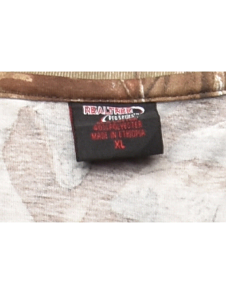 Camouflage Printed T-shirt - XL