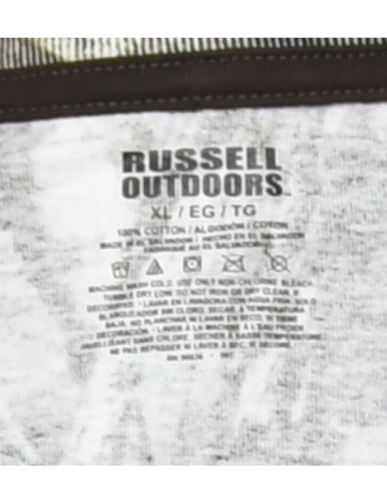 Camouflage Printed T-shirt - XL