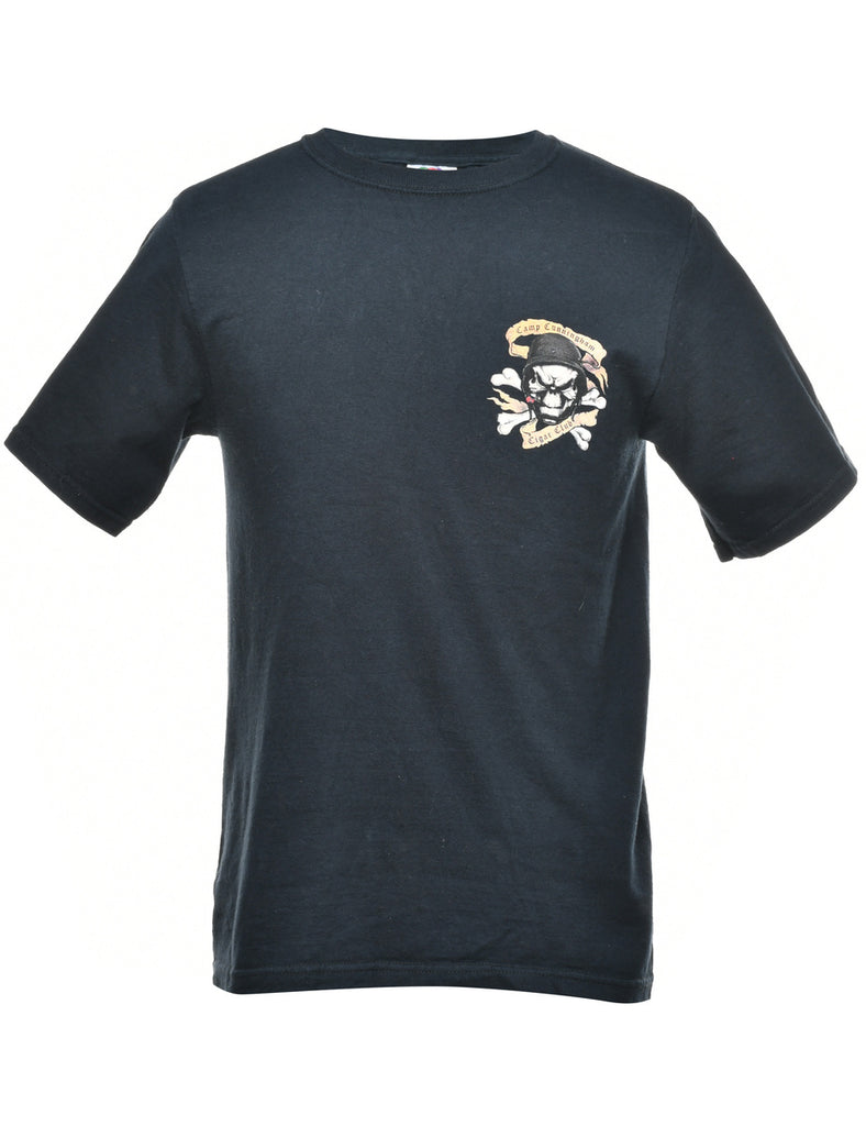 Camp Cunningham Cigar Club Printed T-shirt - S