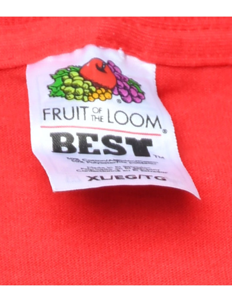 Cardinals Red Printed T-shirt - XL