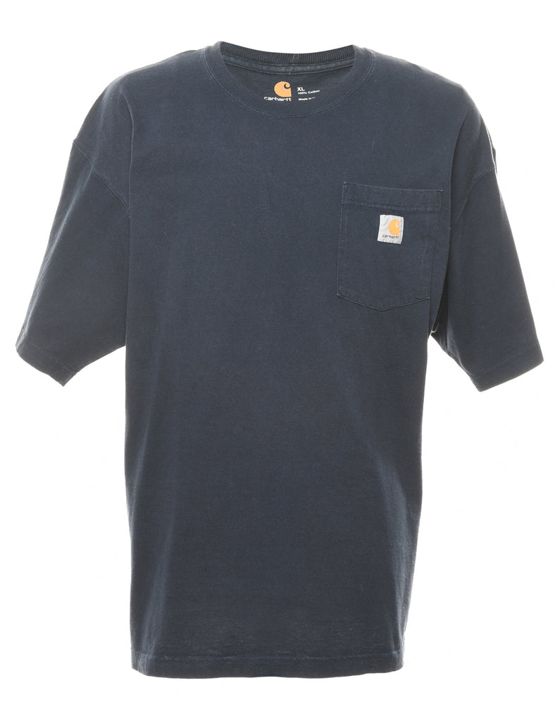 Carhartt Plain Navy T-shirt - XL