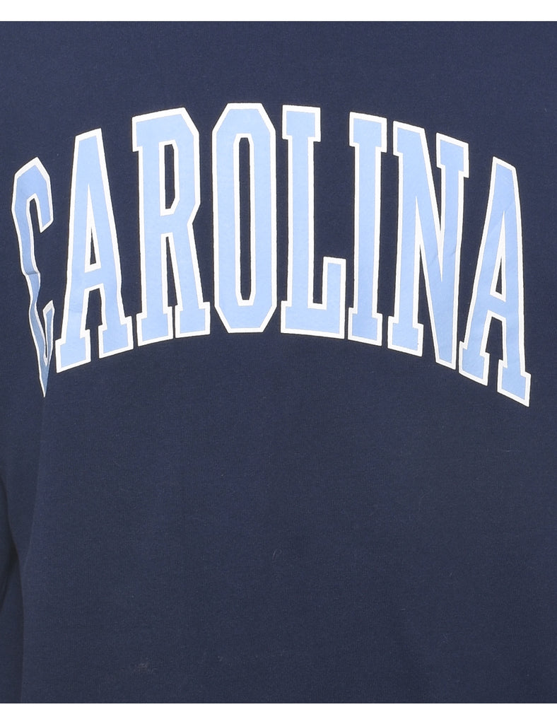 Carolina Navy & Light Blue Sweatshirt - L