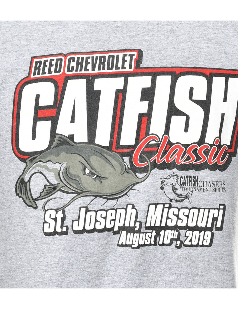 Catfish Printed T-shirt - S