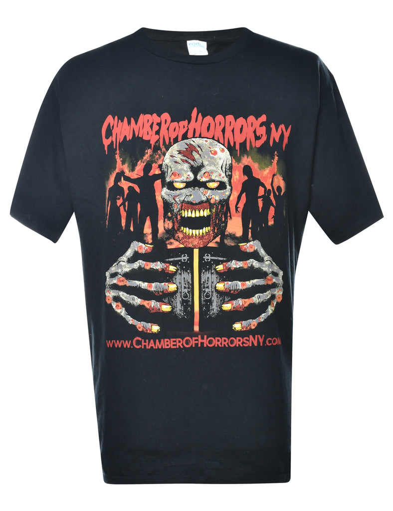 Chamber Of Horror Printed T-shirt - XL
