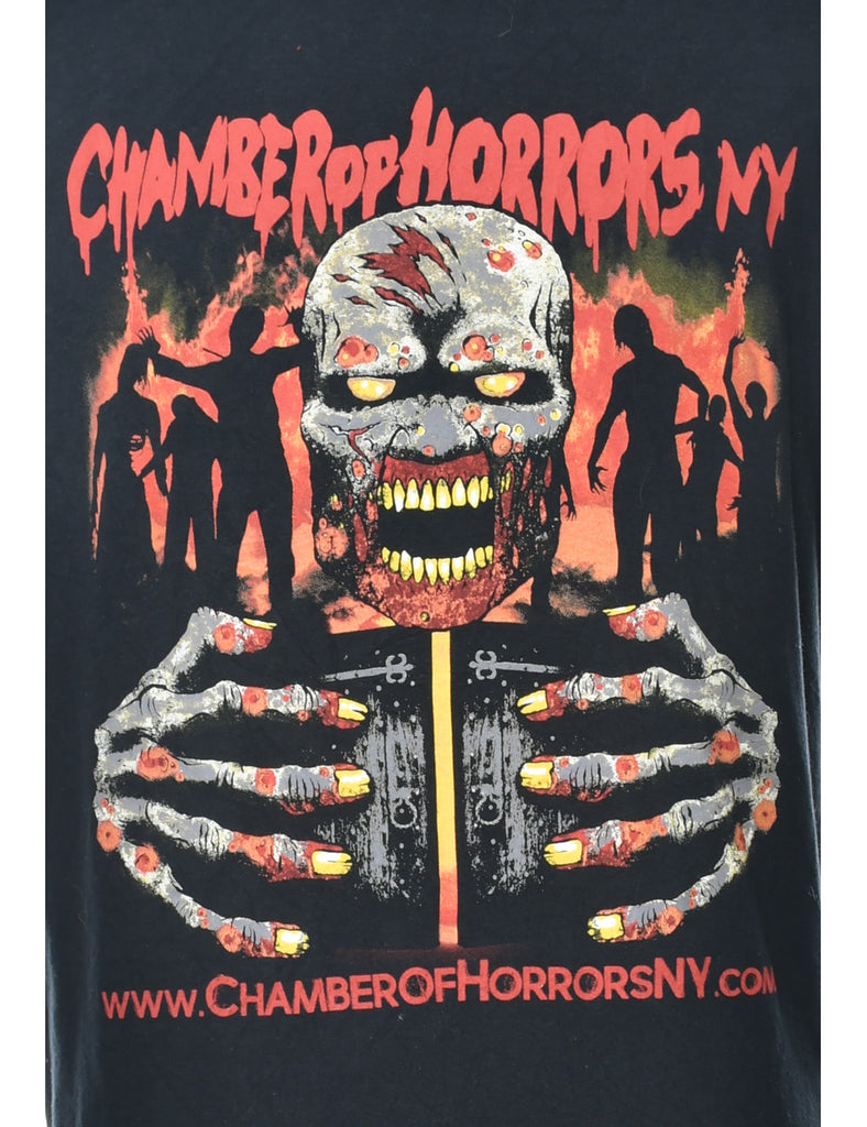 Chamber Of Horror Printed T-shirt - XL