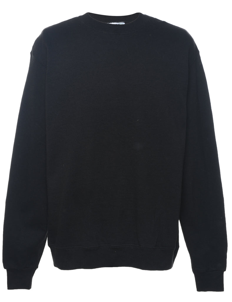 Champion Black Plain Sweatshirt - L