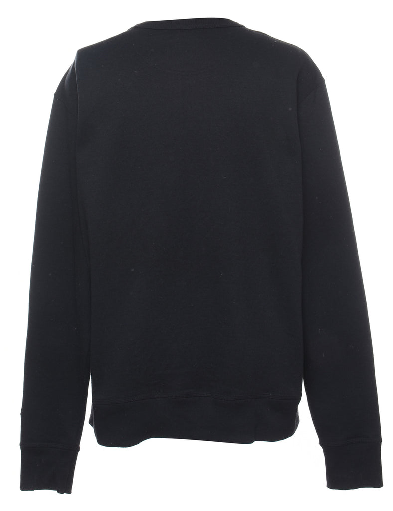 Champion Black Printed Sweatshirt - L