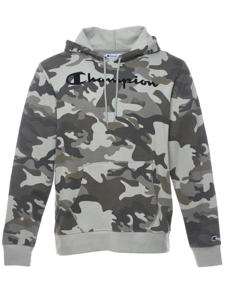 Champion Camouflage Hoodie - M