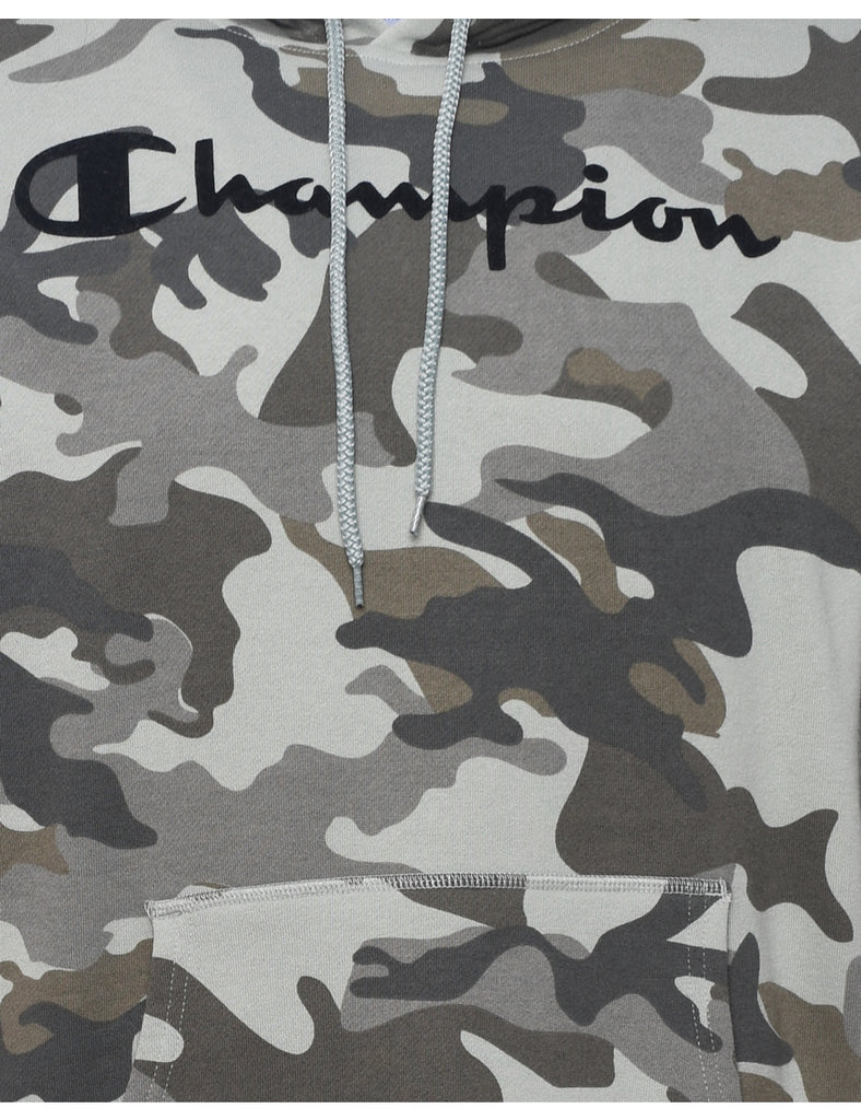 Champion Camouflage Hoodie - M