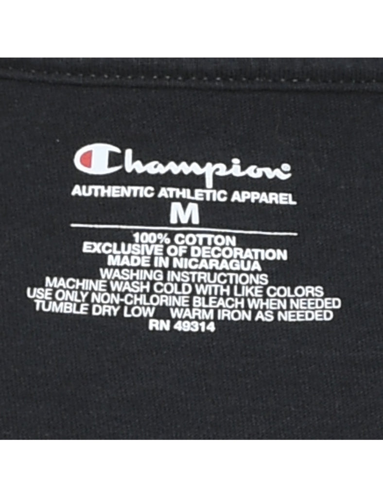 Champion Carolina Gamecocks Black & Red Printed T-shirt - M