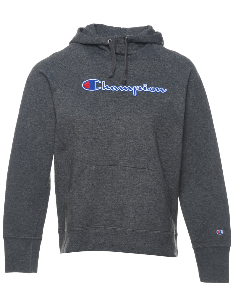 Champion Dark Grey Embroidered Sweatshirt - XS