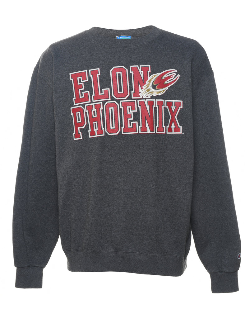 Champion Elon Phoenix Grey Sports Sweatshirt - L