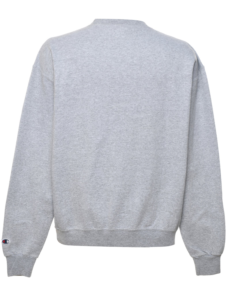 Champion Elon Printed Grey Sweatshirt - L