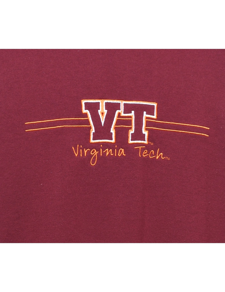 Champion Embroidered Virginia Tech Sweatshirt - XL