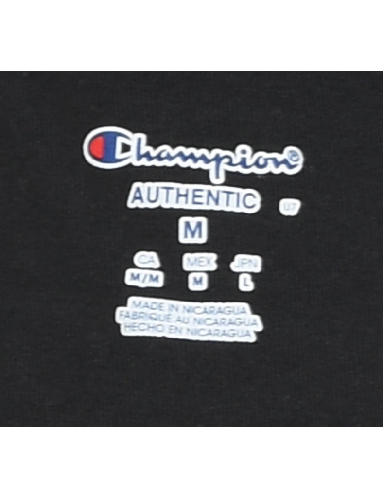 Champion Georgia Bulldogs Black & Red Printed T-shirt - M