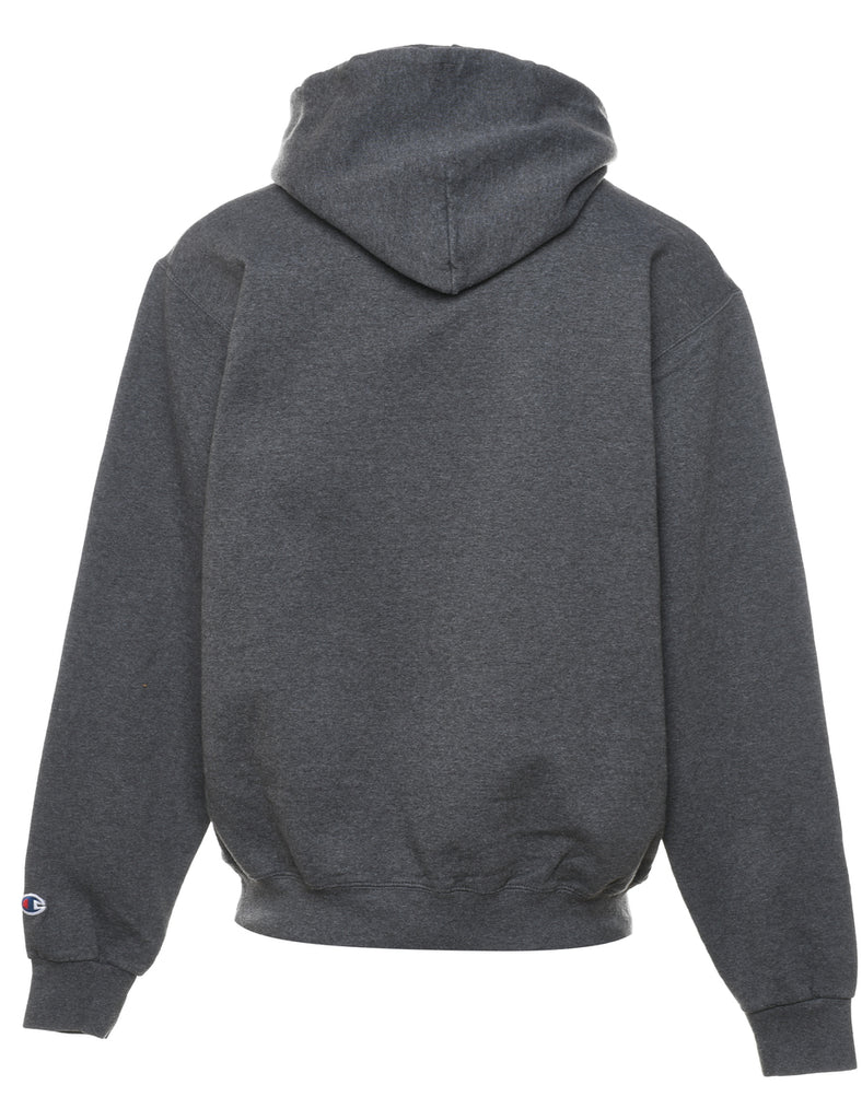 Champion Georgia Grey & Red Printed Hoodie - M