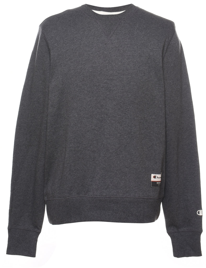 Champion Grey Plain Sweatshirt - M