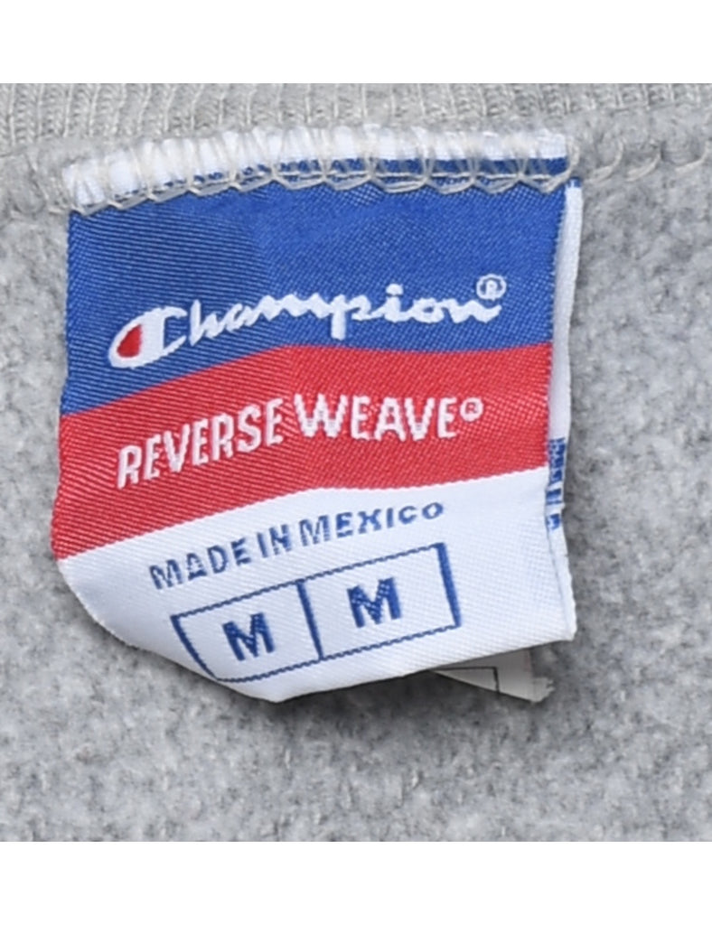 Champion Lynchburg College Embroidered Light Grey Sweatshirt - M