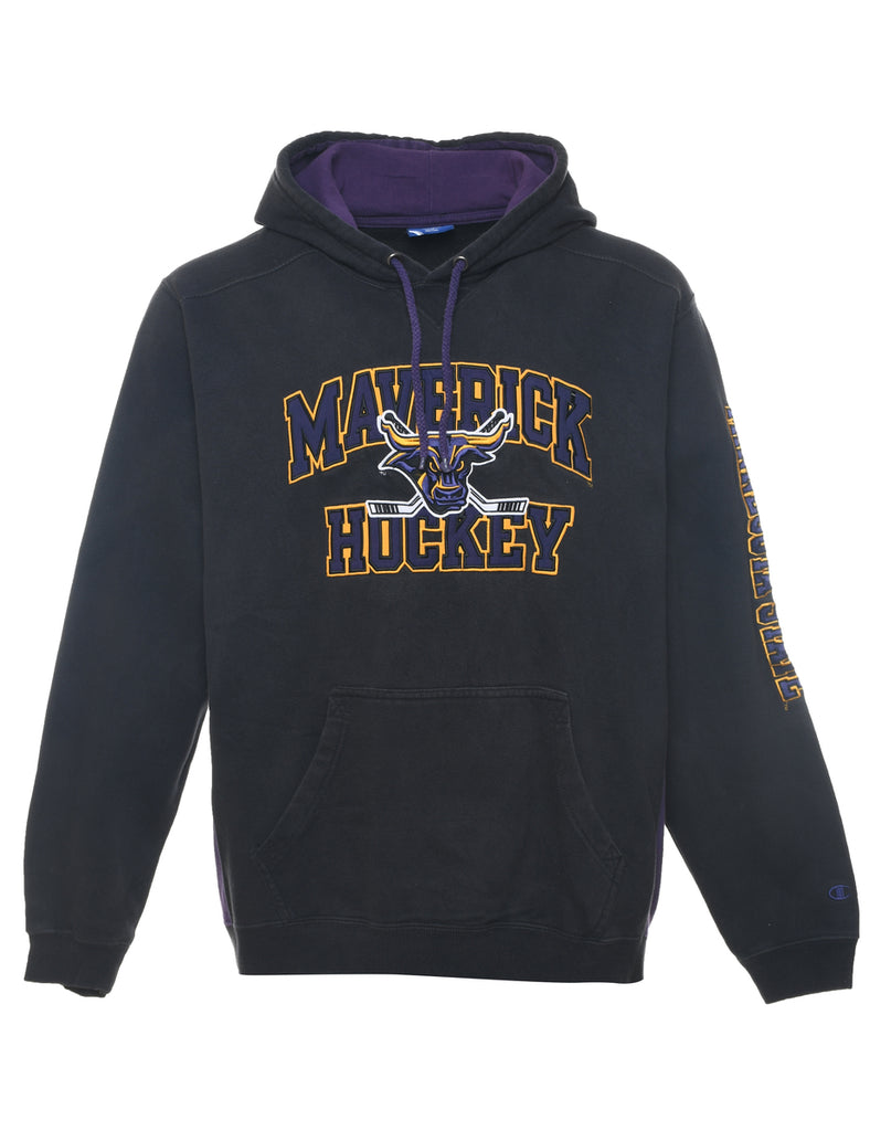 Champion Maverick Hockey Hooded Sports Sweatshirt - XXL