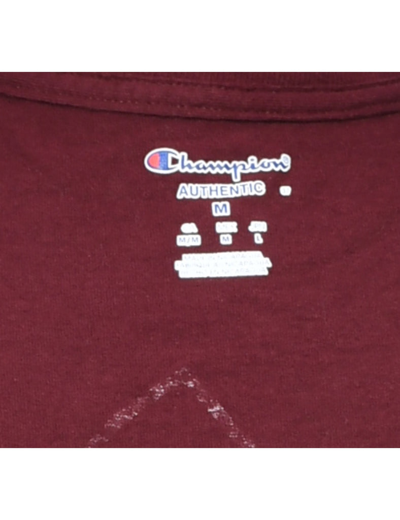 Champion My Daughter Graduated From The US MC Printed T-shirt - M