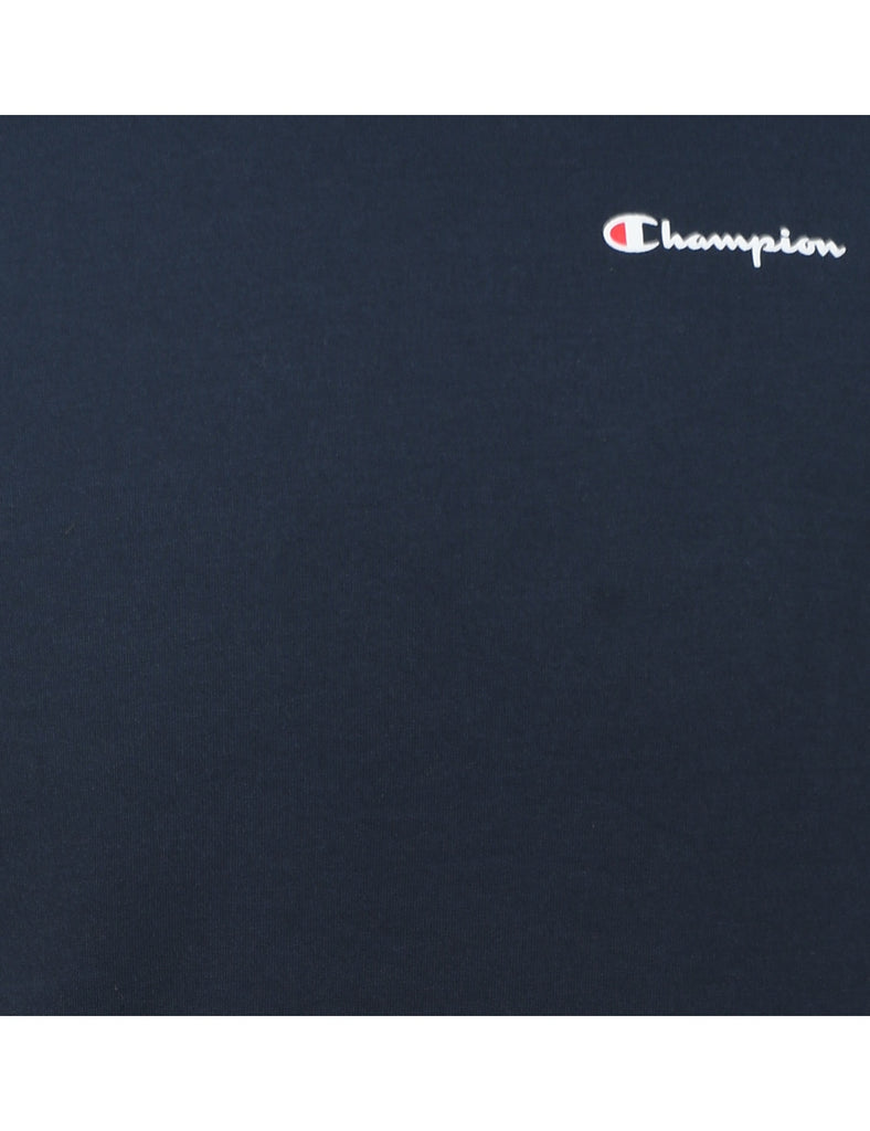 Champion Navy Plain Sweatshirt - S