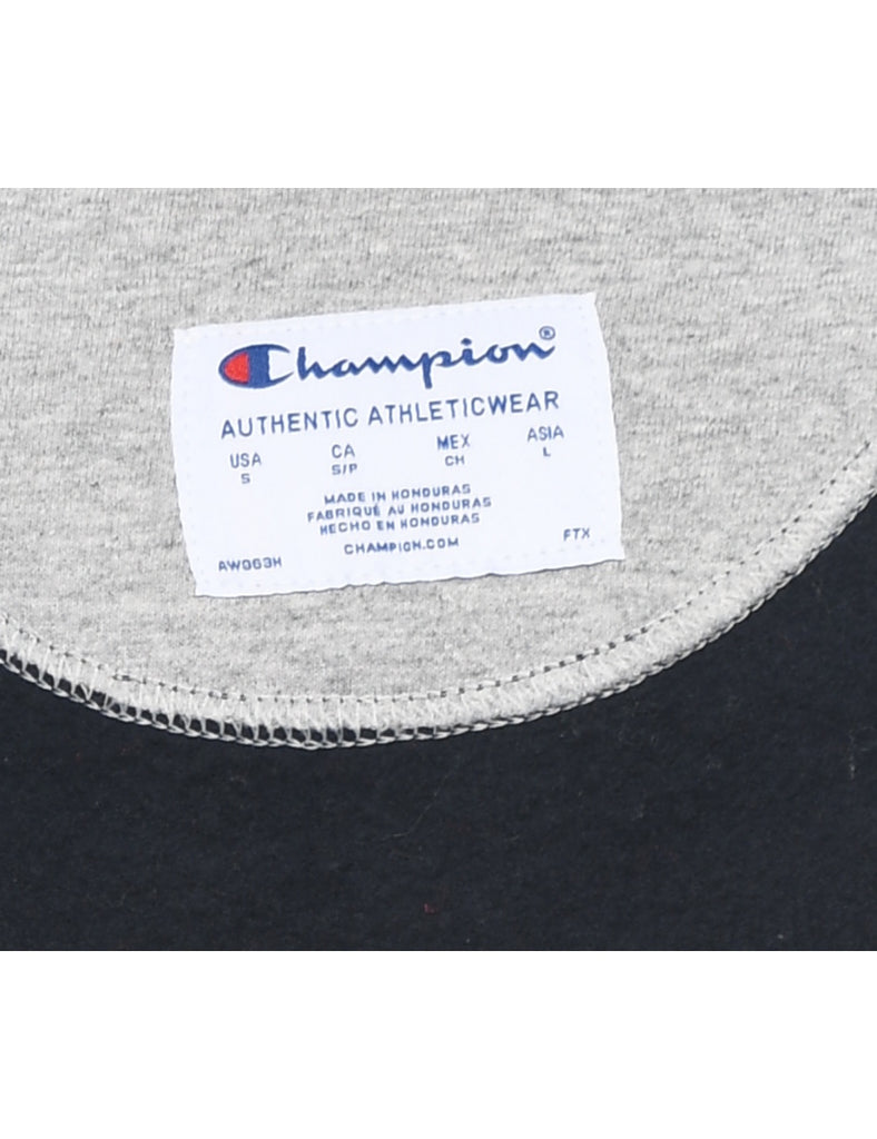 Champion Navy Plain Sweatshirt - S