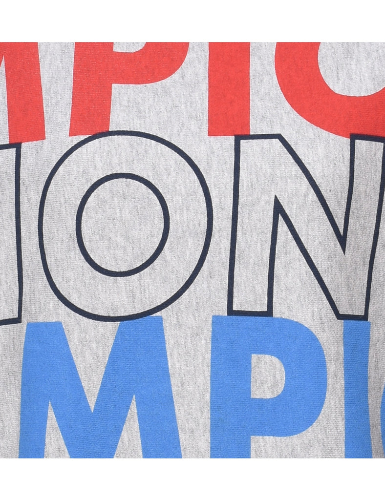 Champion Printed Graphic Sweatshirt - S