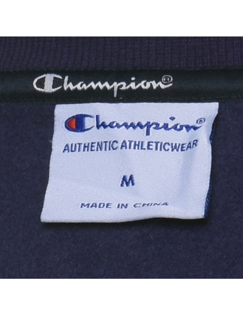 Champion Purple Printed Sweatshirt - M