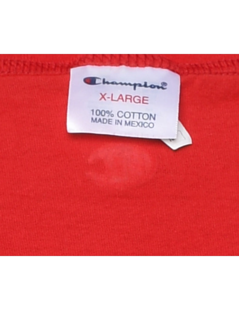 Champion Red Embroidered Vest - XL