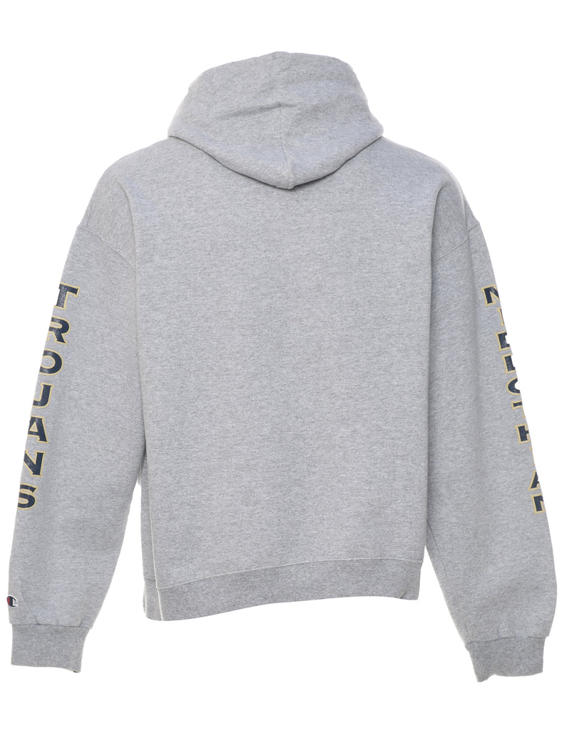 Champion Wrestling Grey Printed Hoodie - XL